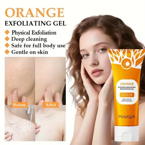Orange Exfoliating Gel for Face & Body
