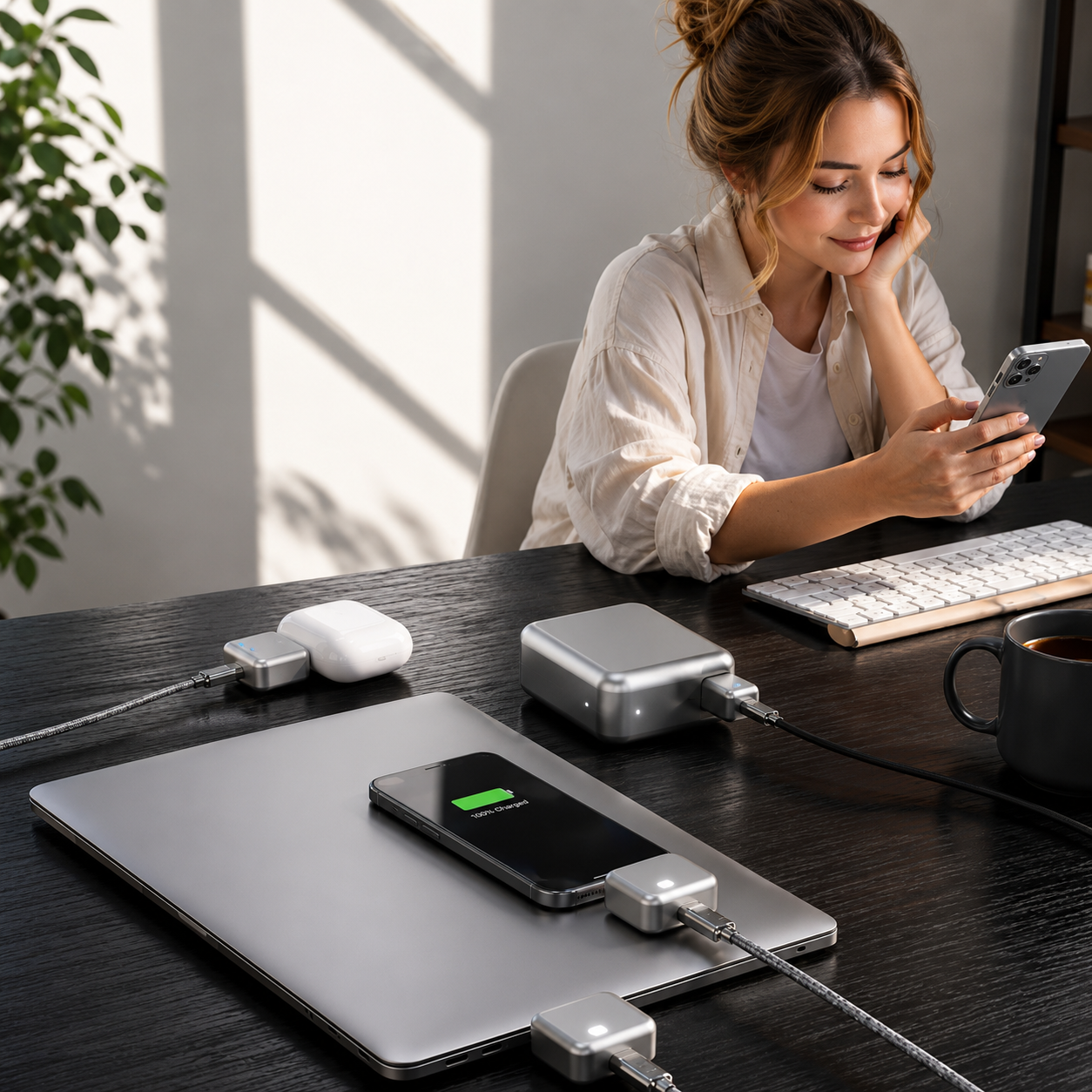 Mini USB-C Power Adapter