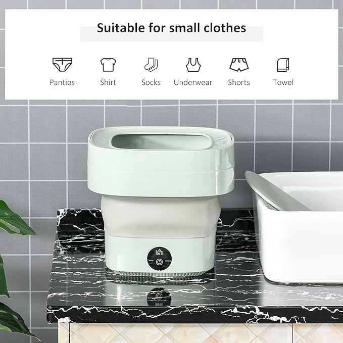 Foldable Mini Laundry Machine غسالة صغيرة قابلة للطي