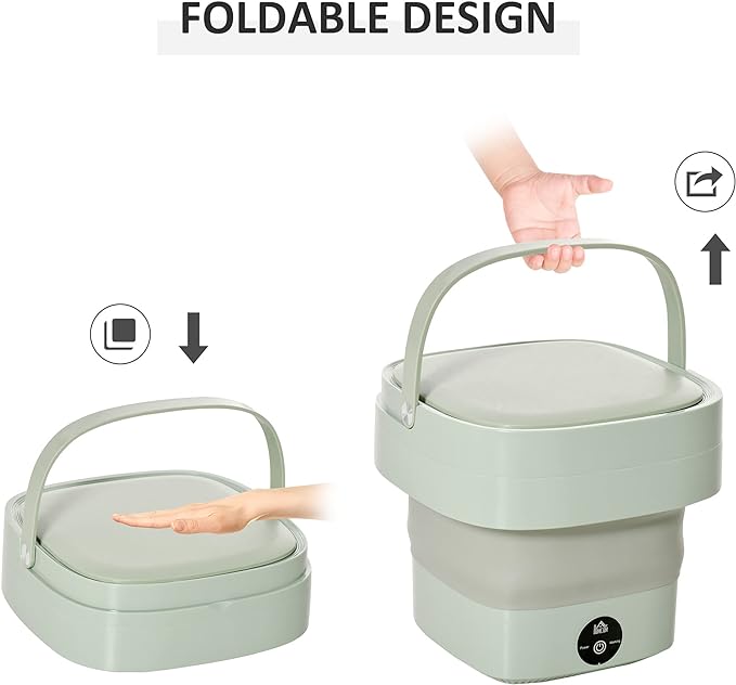 Foldable Mini Laundry Machine غسالة صغيرة قابلة للطي