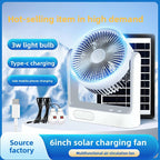 4-in-1 Solar Rechargeable Fan